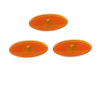 AUTORCE 3 PCS Side Marker Lamp Lights Lens Amber For RENAULT Master III (2010 - Onwards) 261B00001R, 93197564, 4419475, 2618000Q0A, 93197564