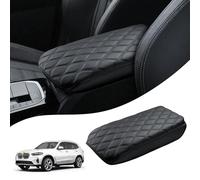 Autorder Center Console Cover for 2018-2022 2023 2024 BMW X3 Accessories Armrest Cushion Pad Soft Nappa Leather Arm Rest Cover Protector Anti-scratch Middle Console Pad