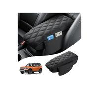 Autorder Center Console Cover for 2021-2026 Ford Bronco Sport Accessories Armrest Cushion Cover Leather Middle Console Pad Anti-Scratch Armrest Pad for Cat Dog Pet