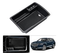Autorder Center Console Organizer for Genesis GV80 2021 2022 2023 2024 Accessories Armrest Storage Box Secondary Insert Tray (with 1PC Black Mat)
