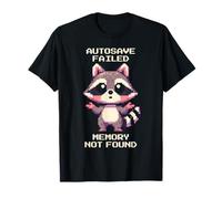 Autosave Failed | Pixel Art Brain Buffering T-Shirt