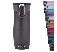 Autoseal SS Thermal Travel Mug, Leakproof, 470ml Gunmetal, EasyClean Lid