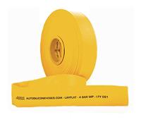 AutoSiliconeHoses.com 51mm ID Yellow 100 Metre Layflat Pipes PVC Water Hose Discharge Pump Lay Flat