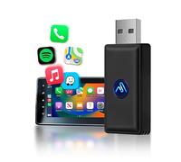 AutoSky Wireless Carplay Adapter - Converts Wired to Wireless Carplay Dongle Plug & Play - Fit Cars 2015 or Newer with Factory Wired CarPlay - Micro Edition Black Matt