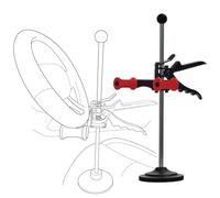 AutoSolo 42 cm Steering Wheel Holder - Adjustable Wheel Alignment Tool for DIY Home Garage - Universal Fit Cars Trucks SUVs