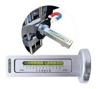 AutoSolo Camber Castor Gauge +6 to -6 Degree Range - Magnetic Wheel Alignment Tool with Universal Hub Compatibility