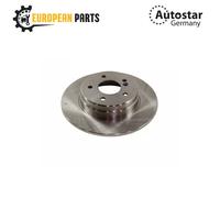 2x Brake Discs Pair Solid fits MERCEDES SLK280 R171 3.0 Rear 05 to 11 M272.942