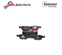 AutoStar Germany Front Brake Pad Set 34116777772 for BMW 1 Series E82 E88 128i