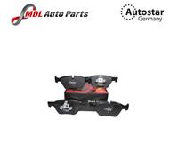 AutoStar Germany Front Brake Pad Set 34116777772 for BMW 1 Series E82 E88 128i