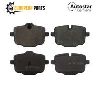 AutoStar Germany Rear Brake Pads 34216867175S1 for BMW F10 535i and 550i