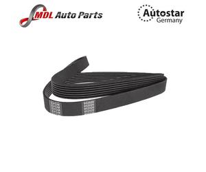 AutoStar Germany V-Ribbed Belt 11287631810 for BMW E87, E88, E82, E46, E60, E81