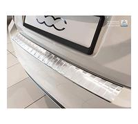 AutoStyle 2/42 Stainless Steel Rear Bumper Protector Fiat 500 2015 'Ribs' (Silver)