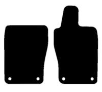 AUTOSTYLE Car Mats Tailored For Aston Martin Vantage 2018 onwards Black Luxury Carpet