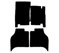 AUTOSTYLE Car Mats Tailored For Rolls Royce Silver Spirit 1980-1987 Black Basic Carpet