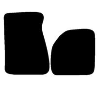 AUTOSTYLE Car Mats Tailored For Triumph GT6 / Spitfire 1962-1981 Black Basic Carpet