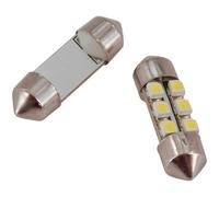 AUTOSTYLE EU0400A 6Q LED/ SMD Festoon, 31 x 10 mm, White, Set of 2