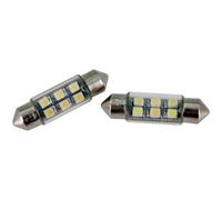 AUTOSTYLE EU0400B 6Q LED/ SMD Festoon, 37 x 10 mm, White, Set of 2