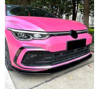 AutoStyle Front spoiler lip compatible with Volkswagen Golf VIII GTi/GTD/R/R-Line 2020-2024 (Glossy Black ABS)