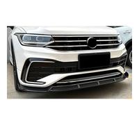 AutoStyle Front spoiler lip compatible with Volkswagen Tiguan II R-Line Facelift 2020-2024 (Glossy Black ABS)