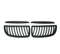 AutoStyle Full Matt Black Grills compatible with BMW 3-Series E90/E91 Sedan/Touring 2005-2008