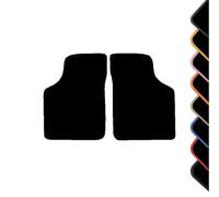 AUTOSTYLE Luxury BLACK Car Mats Tailored to fit - Lotus Esprit 1988-1993 - with BRIGHT RED LEATHERETTE BINDING