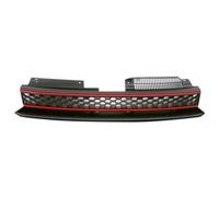 AutoStyle No-Sign GTi-Look Grill compatible with Volkswagen Golf VI 2008-2012 Black/Red
