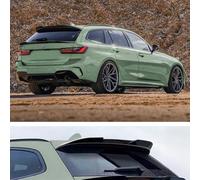 AutoStyle Roof spoiler (Spoiler Cap) compatible with BMW 3-Series G21 Touring 2019- (ABS Glossy Black)