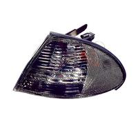 AUTO-STYLE Set Front Indicators compatible with BMW 3-Series E46 Sedan/Touring 1998-2001 - Smoke