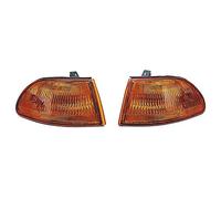 AutoStyle Set Front Indicators compatible with Honda Civic 2/3-doors 1992-1995 - Orange