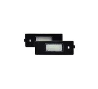 AUTO-STYLE Set LED License Plate Lights compatible with Alfa Romeo/BMW/Fiat/Mini various models, Black