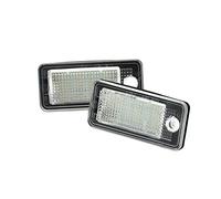 AUTO-STYLE Set LED License Plate Lights compatible with Audi various models, Black