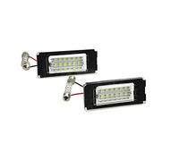 AUTO-STYLE DL MIN03 Set custom-fit LED license plate lights compatible with Mini One/Cooper/S/Cabrio/Coupe/Roadster R56/R57/R58/R59 2006-2014, White