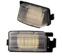 AutoStyle Set LED License Plate Lights compatible with Nissan/Infinity various models