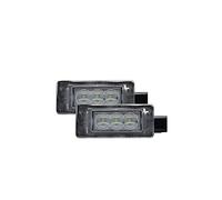 AUTO-STYLE Set LED License Plate Lights compatible with Peugeot various models, Black