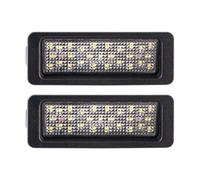 Set LED License Plate Lights compatible with Volvo V40 2012-2019, Black