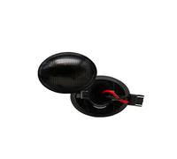 AutoStyle Set LED Side Indicators compatible with Alfa/Fiat/Ford/Lancia miscellany - Smoke - in ynamic Running Light