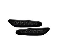 AUTO-STYLE Set LED Side Indicators (OE Plug) compatible with BMW 1-Series E8x / 3-Series E9x / 5-Series E6x - Smoke