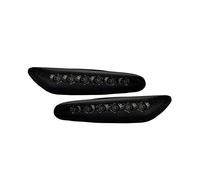 AUTO-STYLE Set LED Side Indicators (T10 Plug) compatible with BMW 1-Series E8x / 3-Series E46 / E9x / 5-Series E6x / X1 E84 / X3 E83 - Smoke