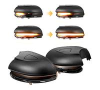 AutoStyle Set LED Side-Mirror Indicators compatible with Volkswagen Golf VI 2008-2012 & Touran 2010-2015 - Smoke - incl. Dynamic Running Light