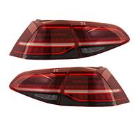 AutoStyle Set LED Tail Lights compatible with Volkswagen Golf VII 2012-2017 & Facelift (7.5) 2017- excl. Variant - Red/Smoke - incl. Dynamic Running Light