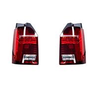 AutoStyle Set LED Tail Lights compatible with Volkswagen Transporter T6 2015-2020 (with hatch) - Red/Smoke - incl. Dynamic Running Light