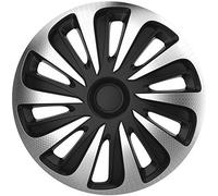 AutoStyle Set of 4 wheel covers Caliber 17-inch silver/black carbon-look