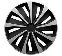 AutoStyle Set of 4 wheel covers Grip 13-inch silver/black