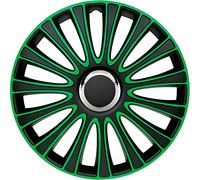 AutoStyle Set of 4 wheel covers LeMans 14-inch black/green