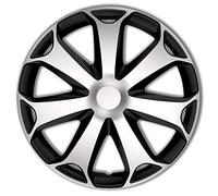 AutoStyle Set of 4 wheel covers Mega 16-inch silver/black