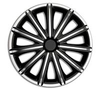 AutoStyle Set of 4 wheel covers Nero 16-inch silver/black