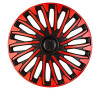 AutoStyle Set of 4 wheel covers Soho 14-inch black/red