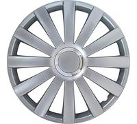 AutoStyle Set of 4 wheel covers Spyder 13-inch silver + chrome ring