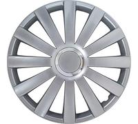 AutoStyle Set of 4 wheel covers Spyder 15-inch silver + chrome ring