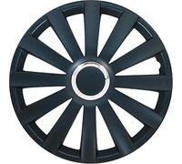 AutoStyle Set of 4 wheel covers Spyder 17-inch black + chrome ring